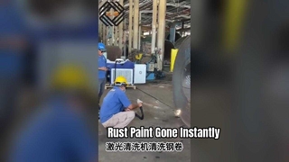 Pulitore laser per la rimozione della vernice antiruggine 1KW 2KW