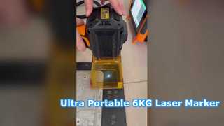 Marcatore laser portatile da 6 kg | Per incisioni in loco e in officina